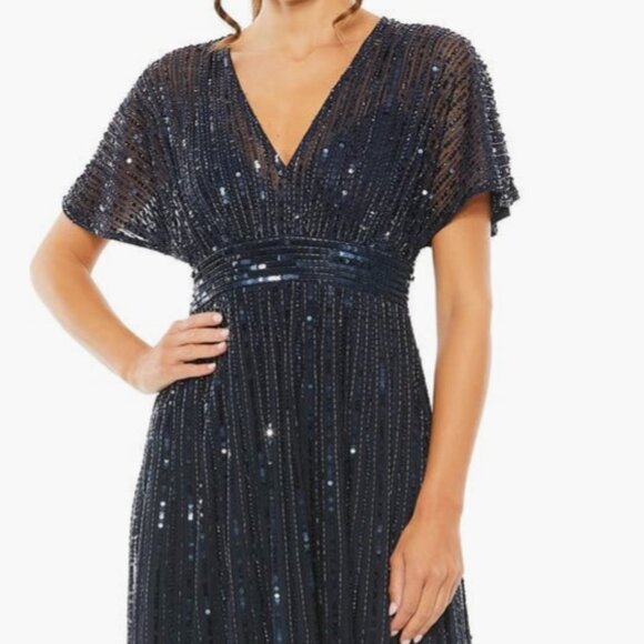 Mac Duggal Sequin Embellished Dress (Great for Wedding) - Picture 2 of 6